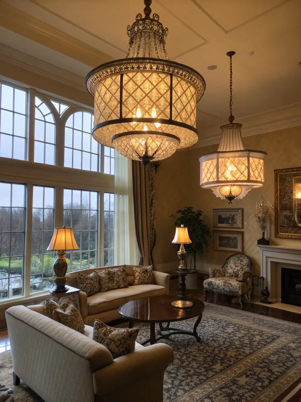 A well-lit modern living room showcasing new recessed lighting installed by MGK Electrician, highlighting the clean and professional finish.